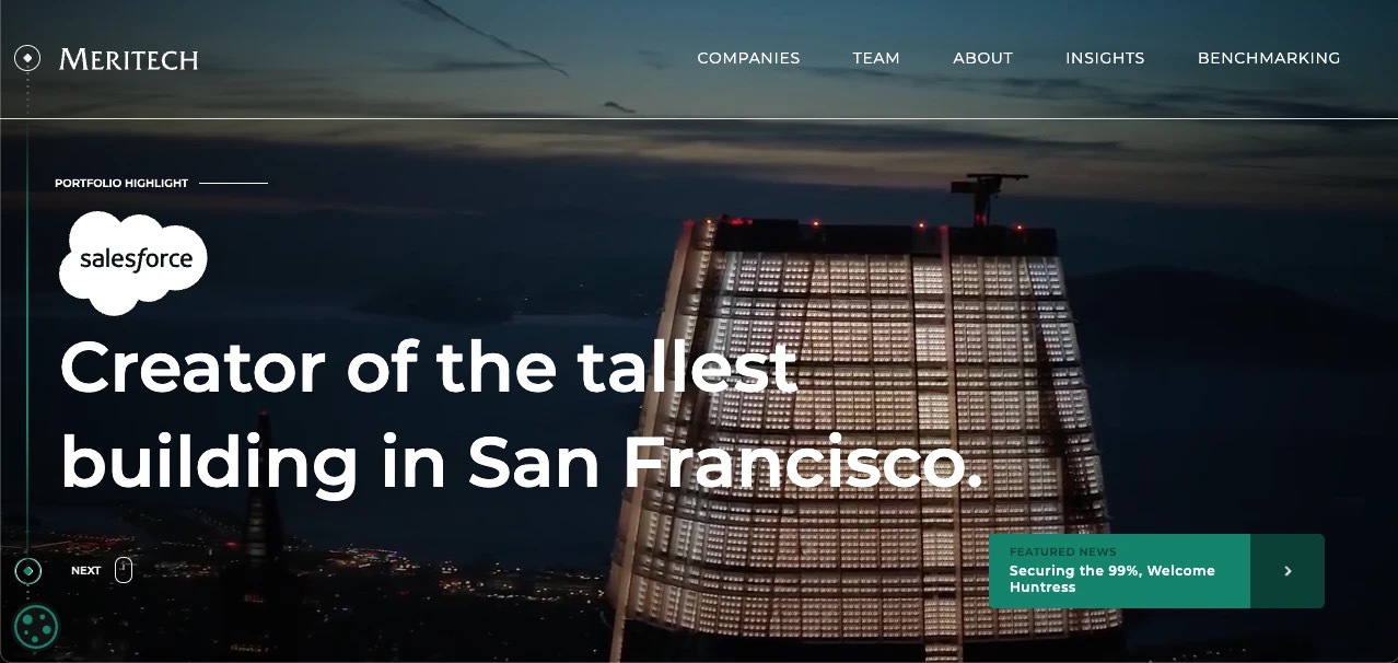 Meritech Capital website